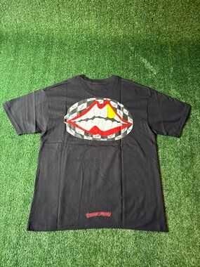 Chrome Hearts Black Lips Graphic T-Shirt Streetwear NWT